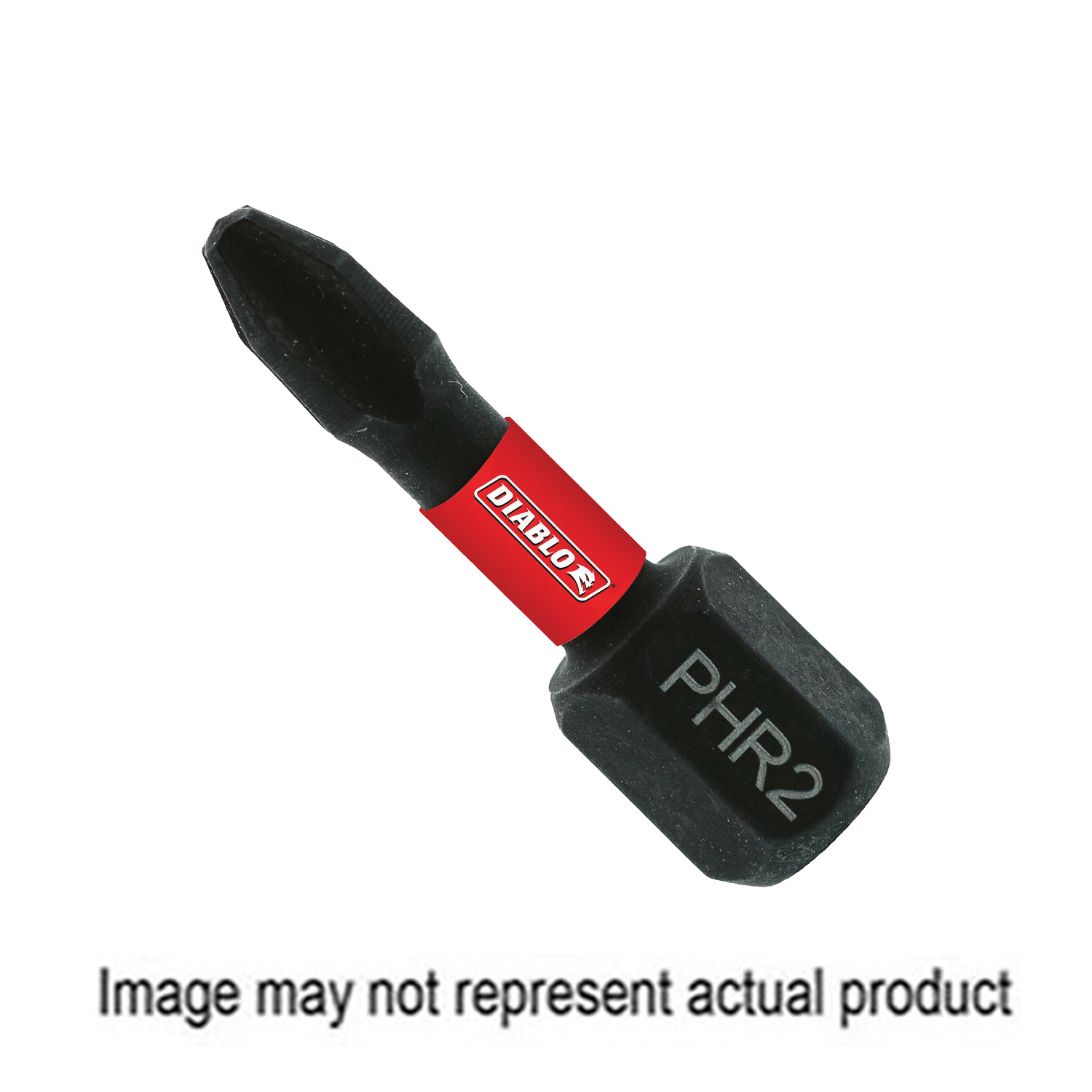 DPH2R2B Reduced Screwdriver Bit, #2 Drive, Phillips Drive, 1/4 in Shank, Hex Shank, 2 in L