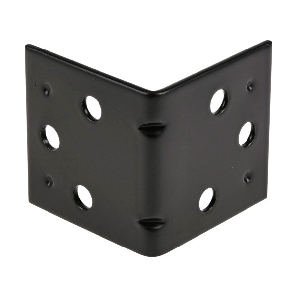 Double Wide Corner Brace, Hardware Essentials, 1-1/2 in L, Steel, 4/CD - 4