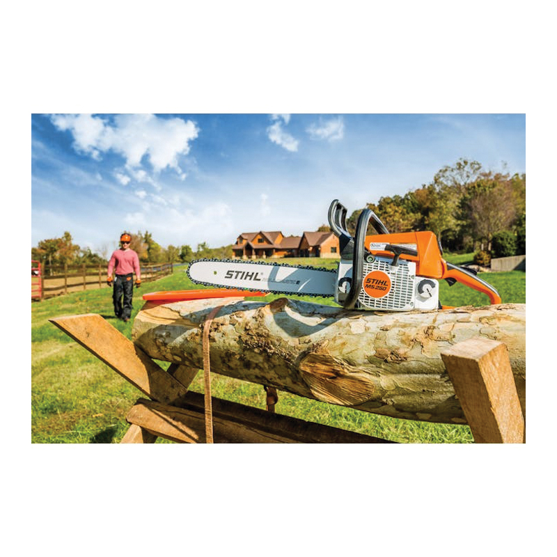 Stihl MS 250 Chainsaw, Gas, 45.4 cc Engine Displacement, 2 Cycle Engine, 35 in Cutting Capacity, 18 in L Bar, RM3 Chain - 3