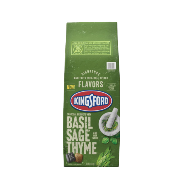 Kingsford Signature Flavors 32615 Oak Wood Charcoal Briquette, 2 lb Bag