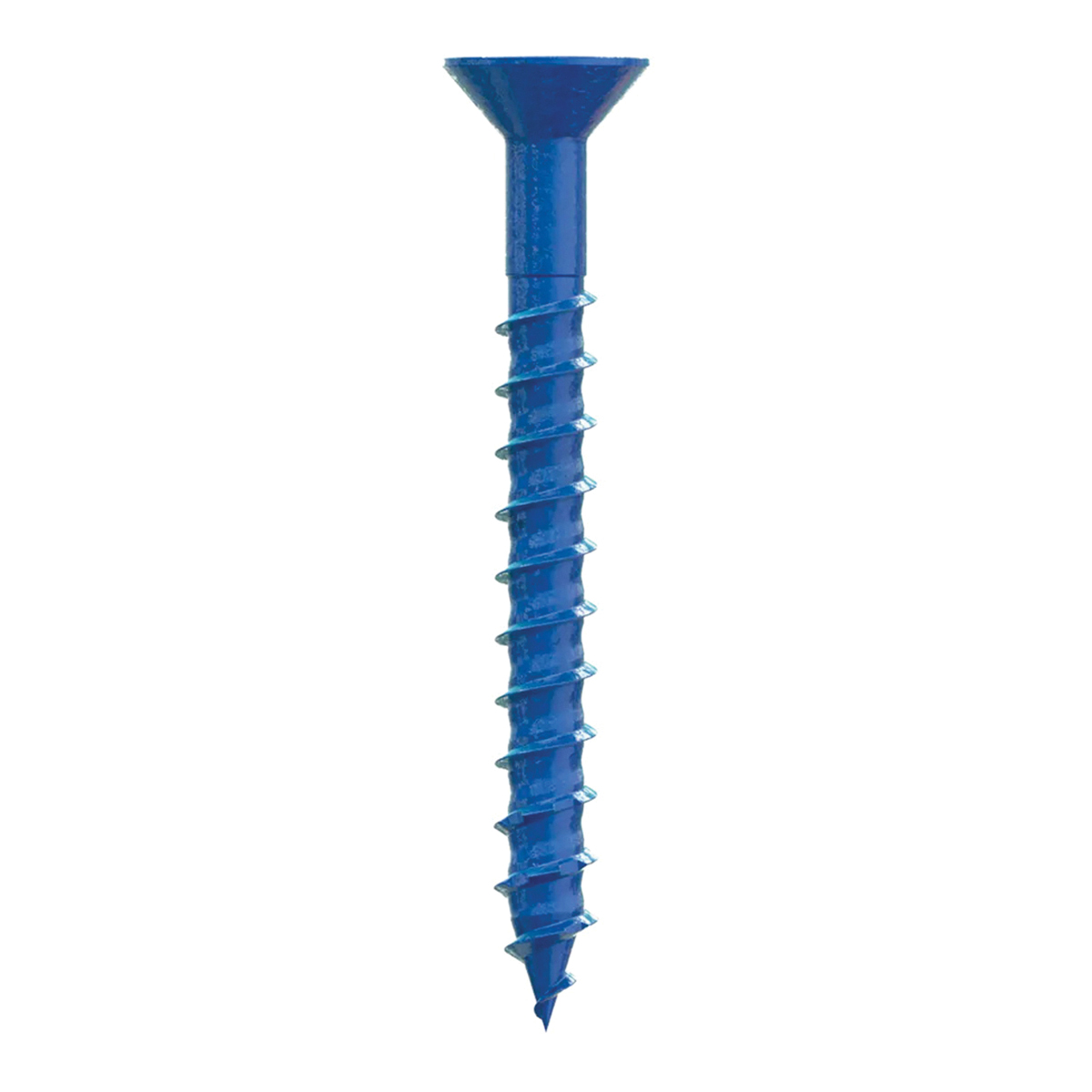 Titen Turbo TNT25214TFC25 Screw Anchor, 1/4 in Dia, 2-1/4 in L, Carbon Steel, Ceramic-Coated/Zinc