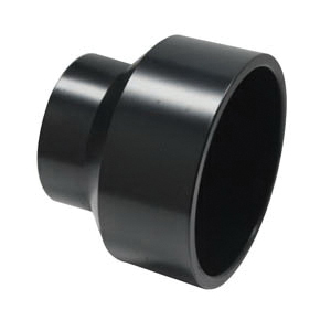 103024BC Reduced Coupling, 3 x 2 in, Hub, ABS, Black