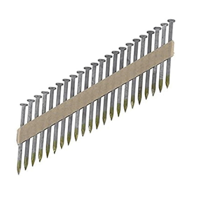 17140HPT Strap-Tite Nail, 2-1/2 in L, Electro Galvanized Zinc, Smooth Shank, 2000 Count, 30 deg