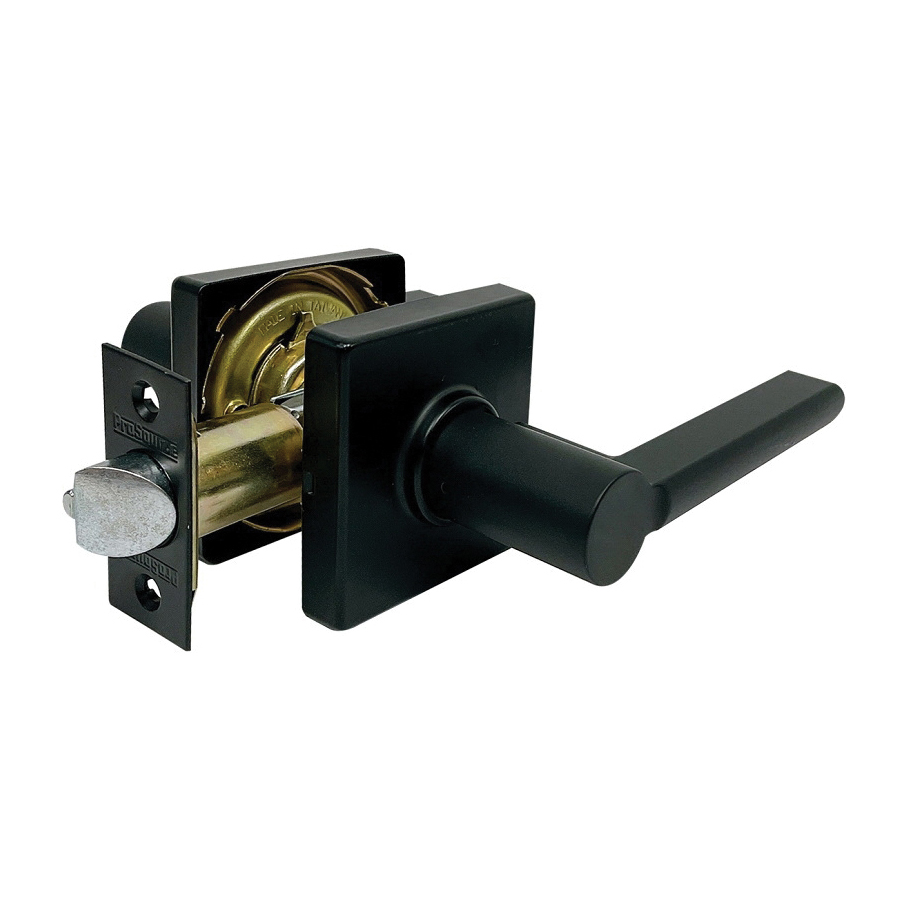 LS3X903YASR4V24 Passage Lever, Matte Black, Lever Handle, Metal, Residential, 3 Grade