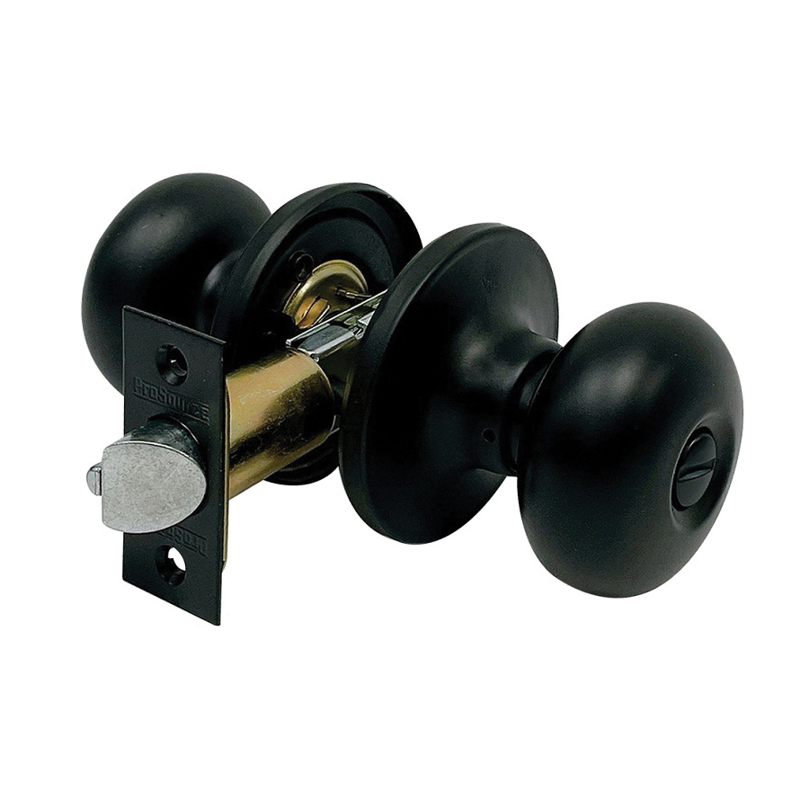 TFX910BSR4V24 Privacy Lockset, Baron Design, Knob Handle, Matte Black, Metal