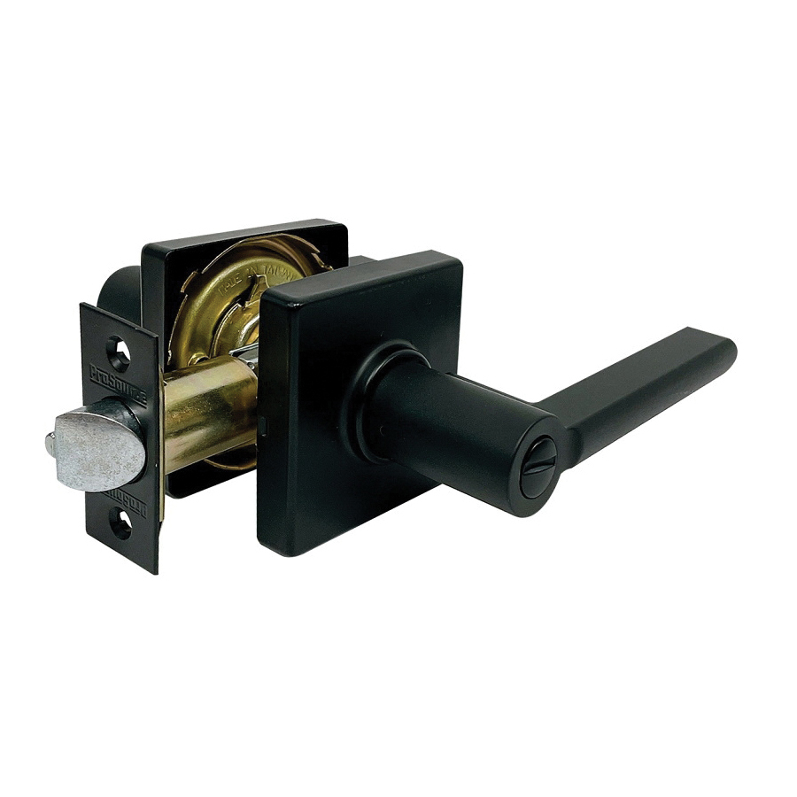 LS3X901YASR4V24 Privacy Lever, Matte Black, Lever Handle, Metal, Commercial, Residential, 3 Grade