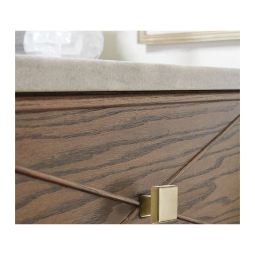 Cabinet Knob, Amerock, Blackrock Series, 1-1/2 in, Zinc, Golden Champagne - 2