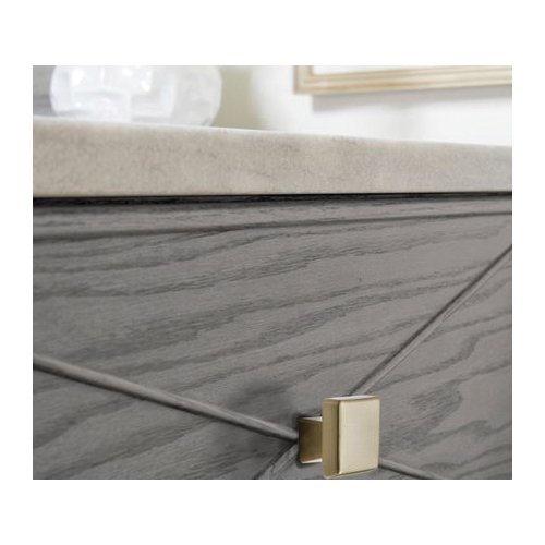 Cabinet Knob, Amerock, Blackrock Series, 1-1/2 in, Zinc, Golden Champagne - 3