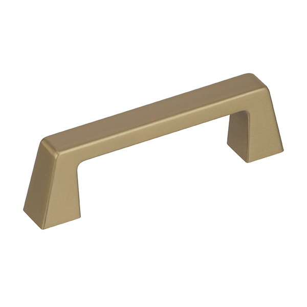 Blackrock BP55275BBZ Cabinet Pull, 3-3/4 in L Handle, 1-1/16 in Projection, Zinc, Golden Champagne