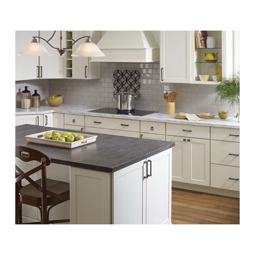 Cabinet Pull, Amerock, Blackrock Series, 6-5/16 in L Handle, Zinc, Golden Champagne - 3