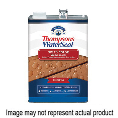 Thompson's WaterSeal TH.093601-16 Wood Sealer, Solid, Liquid, Natural Cedar, 1 gal
