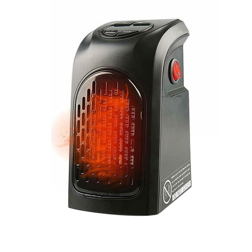 Plugin Heater, Warm-Living, Includes Remote, 400 W, Black - 1