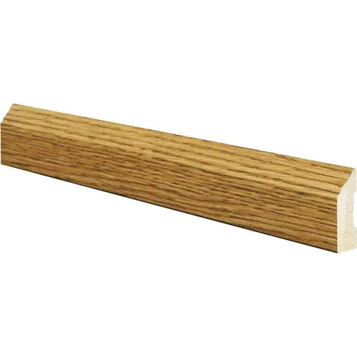 Inteplast Group 49460700802 Stop Molding, 7 ft L, 1-5/16 in W, Polystyrene, Ultra Oak, Pre-Finished - 1