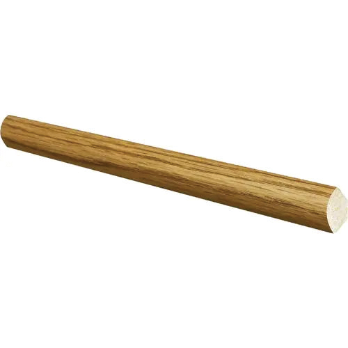 Inteplast Group 107 Series 41070800802 Quarter Round Molding, 8 ft L, 9/16 in W, 9/16 in Thick, Traditional Style - 1