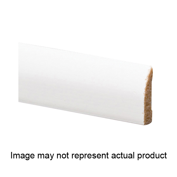 Inteplast Group 88560700504 Stop Moulding, 1-1/4 in W, 3/8 in H, Smooth Profile, Polystyrene, River Gray