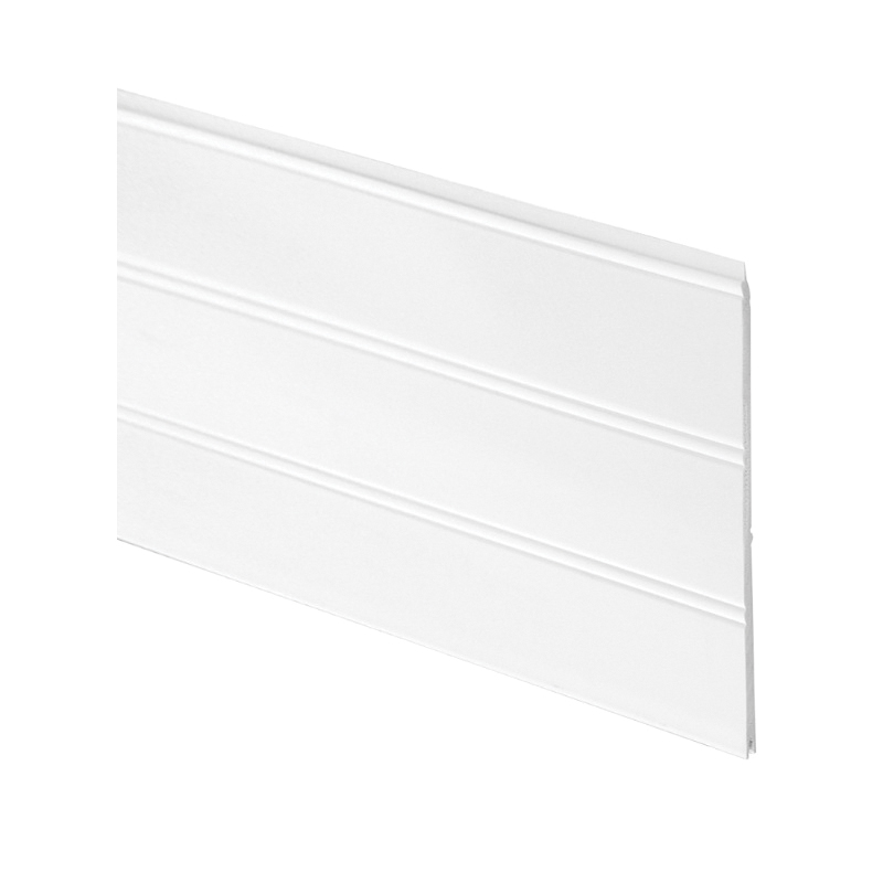 Inteplast Group 004 Series 10040800891B Reversible Beaded Plank, 96 in L, 7-1/2 in W, PVC, White