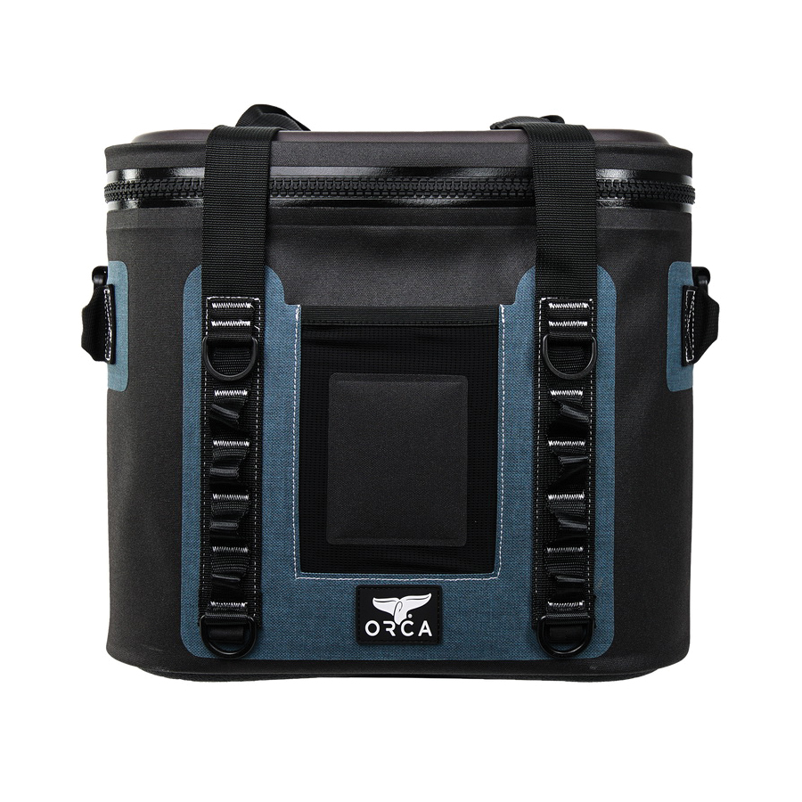 Walker W20SB Soft Side Cooler, 14-1/2 in L, 11 in W, 50 lb Capacity, Meta-Polymer/TPU, Slate Blue