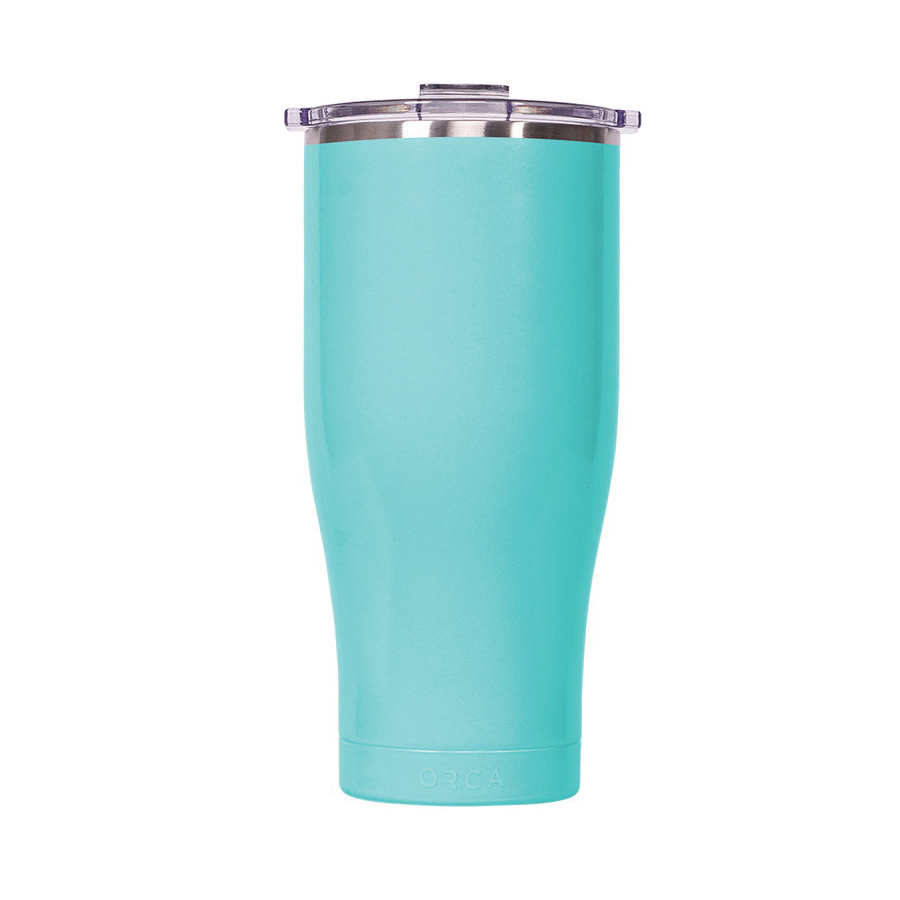 Chaser Series CH16SF Tumbler, 16 oz, Detached, Whale Tail Flip Lid, Stainless Steel, Seafoam, Insulated