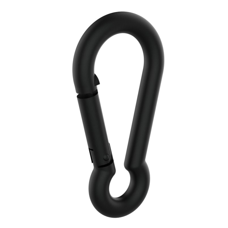 N820-108 Interlocking Spring Snap, 3/8 x 3-1/8 in, 315 lb Working Load, Steel, Storm Shine