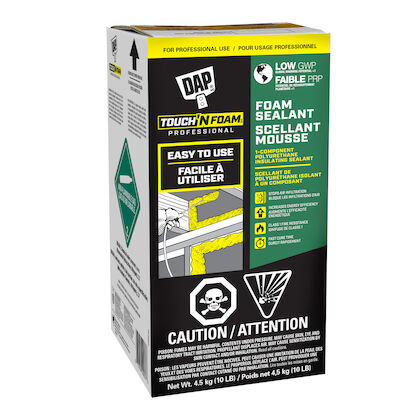DAP Touch'n Foam Window & Door Series 7565000070 Low GWP Foam Sealant, Cream, 10 lb - 2