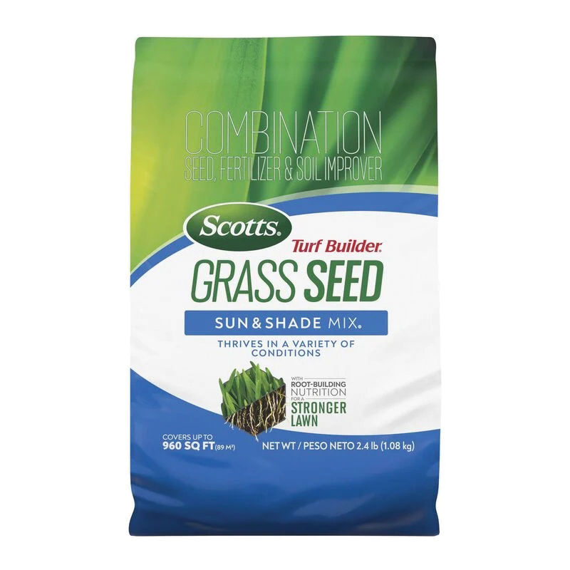 Turf Builder 18054 Grass Seed, 2.4 lb Bag