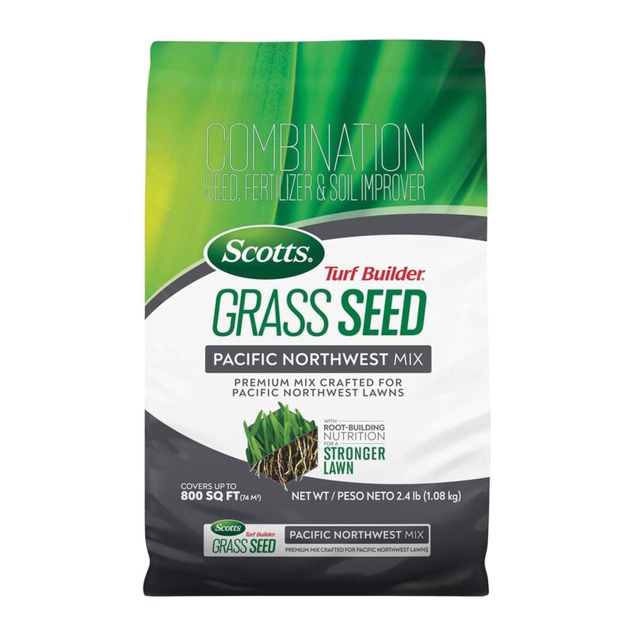 Scotts Turf Builder, Pacific Northwest Grass Seed Mix, The Scotts Company, 2.4 lbs - 1