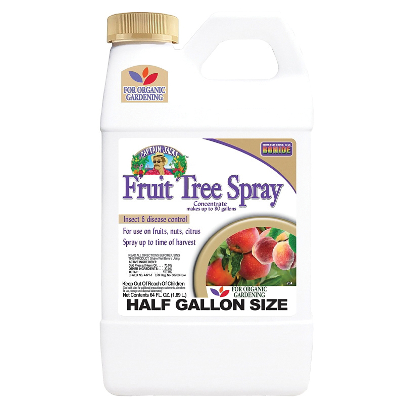 Captain Jack's 2004 Concentrated Fruit Tree Insecticide, Liquid, Spray Application, Home, Home Garden, 0.5 gal