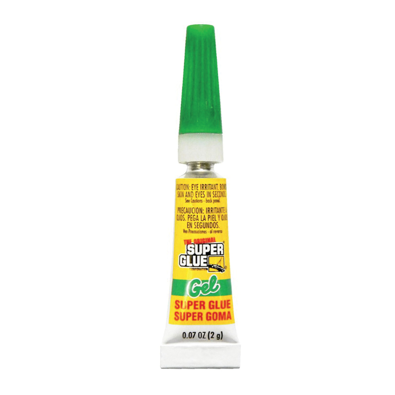 Superglue Corp 11710325 Super Glue, Gel, Characteristic, Clear, 2 g, Tube