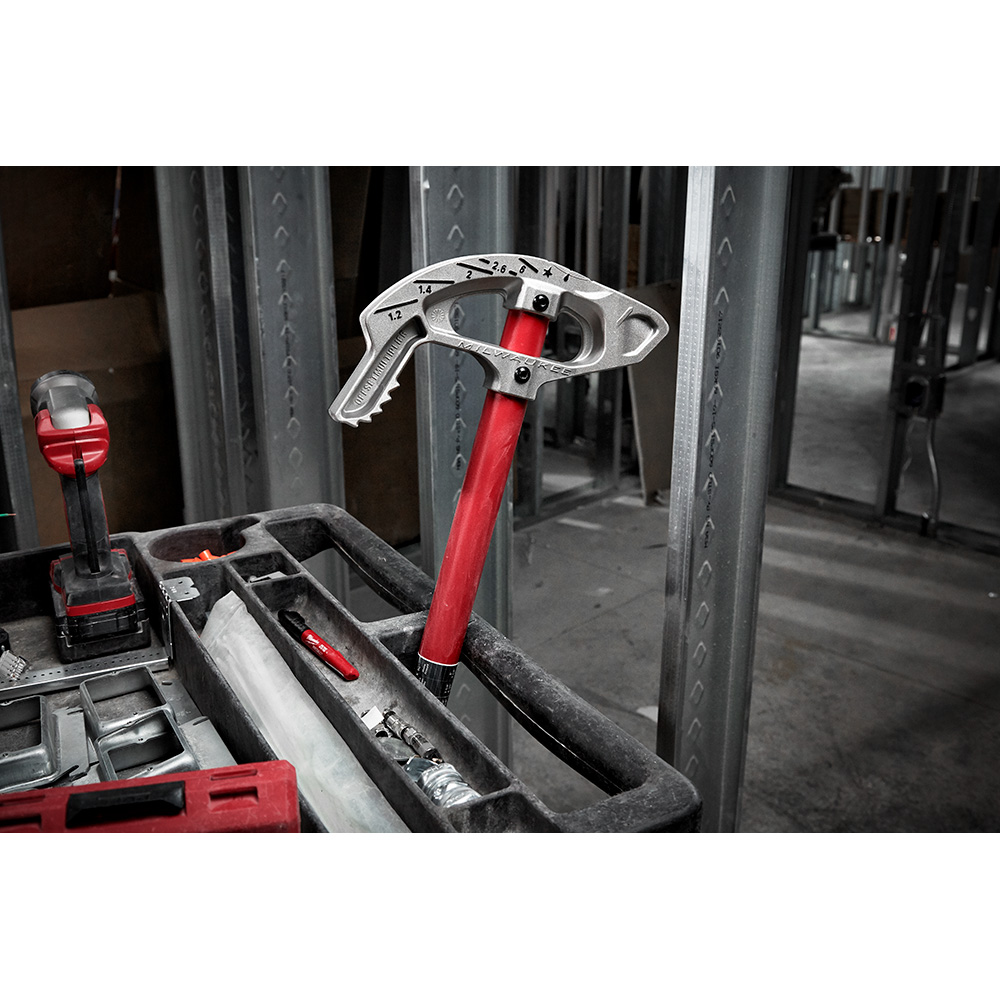 Conduit Bender, Milwaukee, 1/2, 3/4 in Conduit, 3/4 in EMT, 39 in L Handle - 5