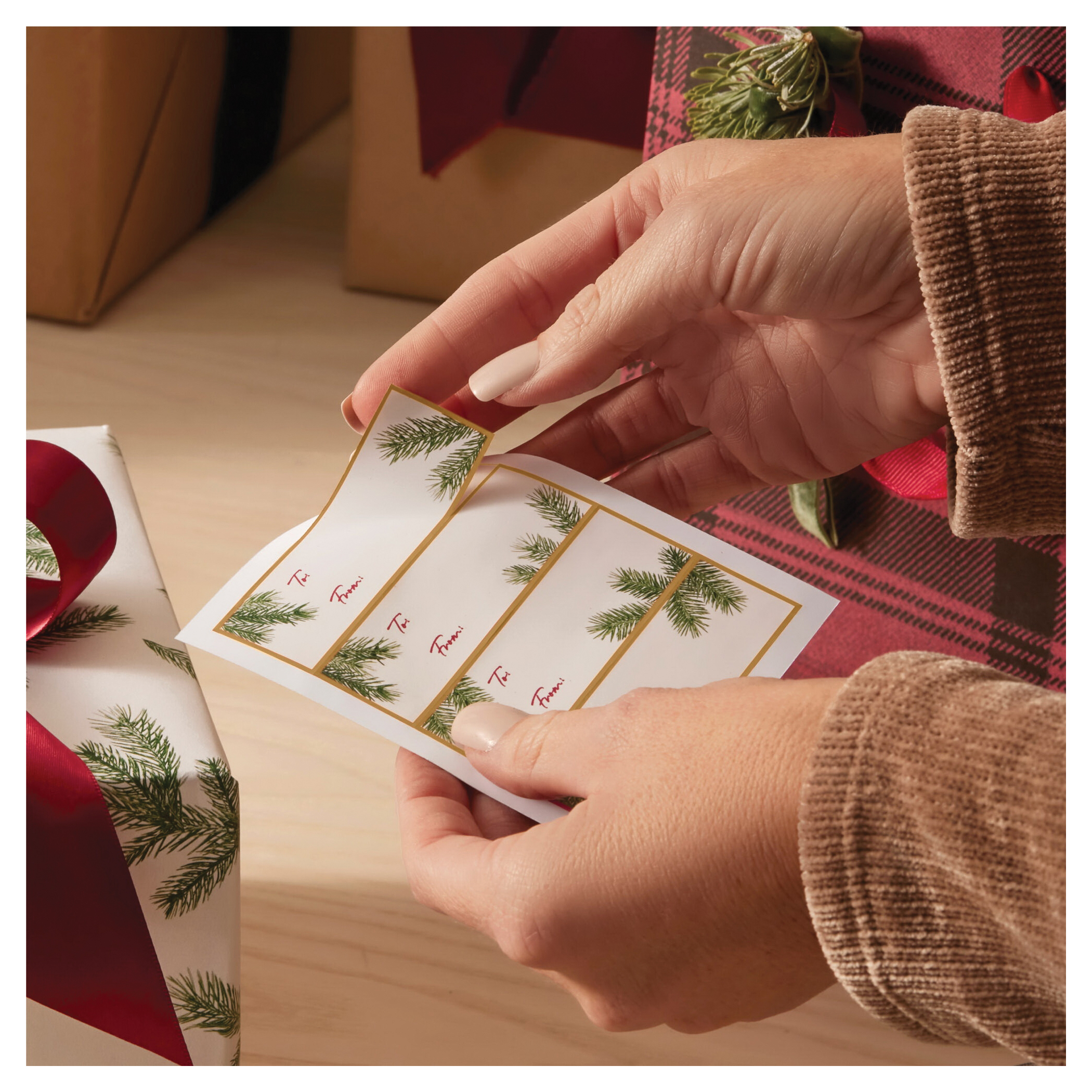 Thymes Frasier Fir Series TH03505217100 Adhesive Gift Tag, Occasions: Christmas - 4