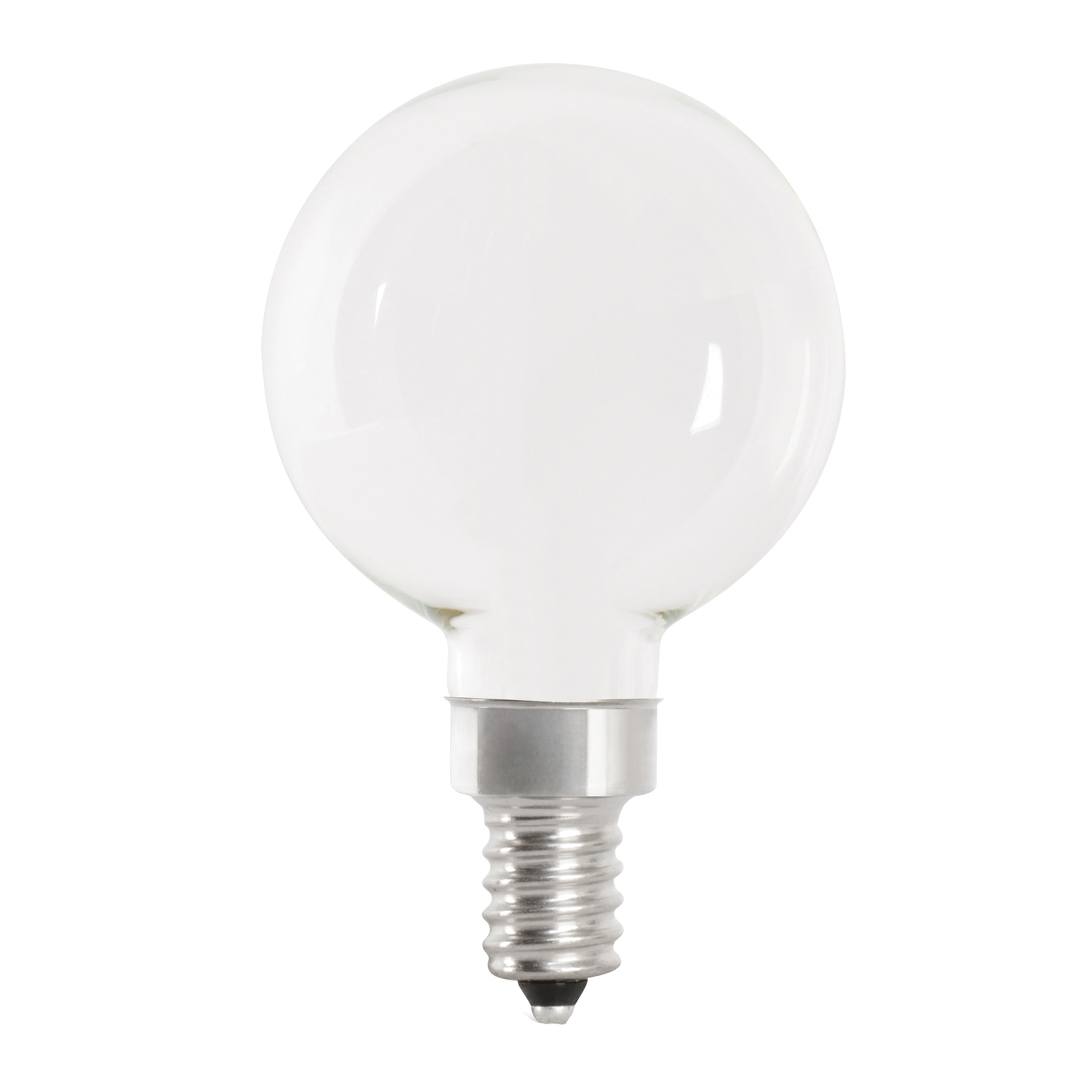 BPG1640W927CAFIL2 LED Bulb, G16.5 Lamp, 40 W Equivalent, E12 Lamp Base, Dimmable, Frosted, Soft White Light