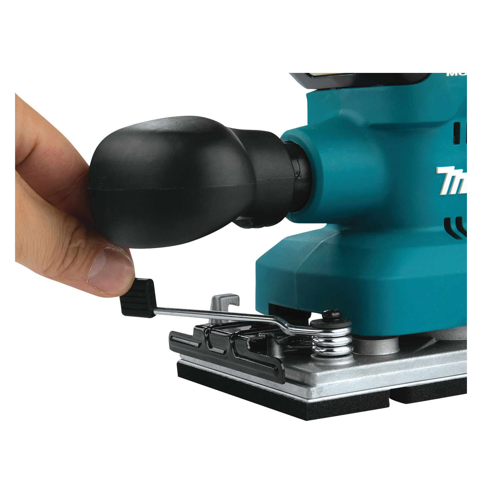 Makita LXT Series XOB03Z Brushless Finishing Sander, Tool Only, 18 V, 1/3 Sheet - 5