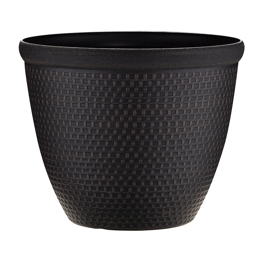 HDR-091585 Cromarty Planter, 12 in H, Resin, Hot Coal