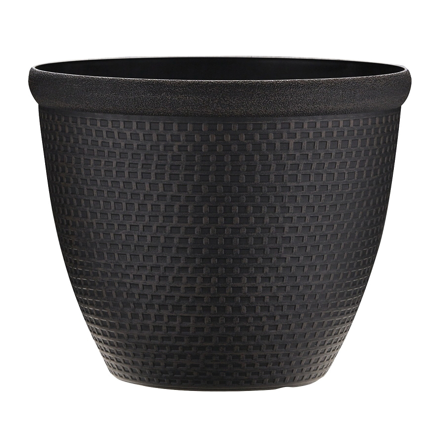 HDR-091578 Cromarty Planter, 10 in H, Resin, Hot Coal