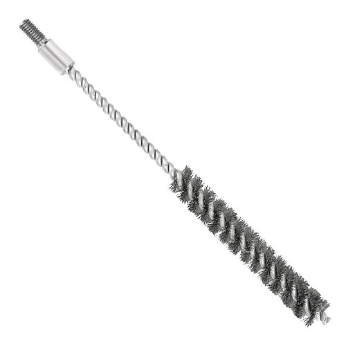 08275-PWR Wire Brush, 7 in L Brush, Stainless Steel Bristle, 0.709 in L Trim, Steel Handle