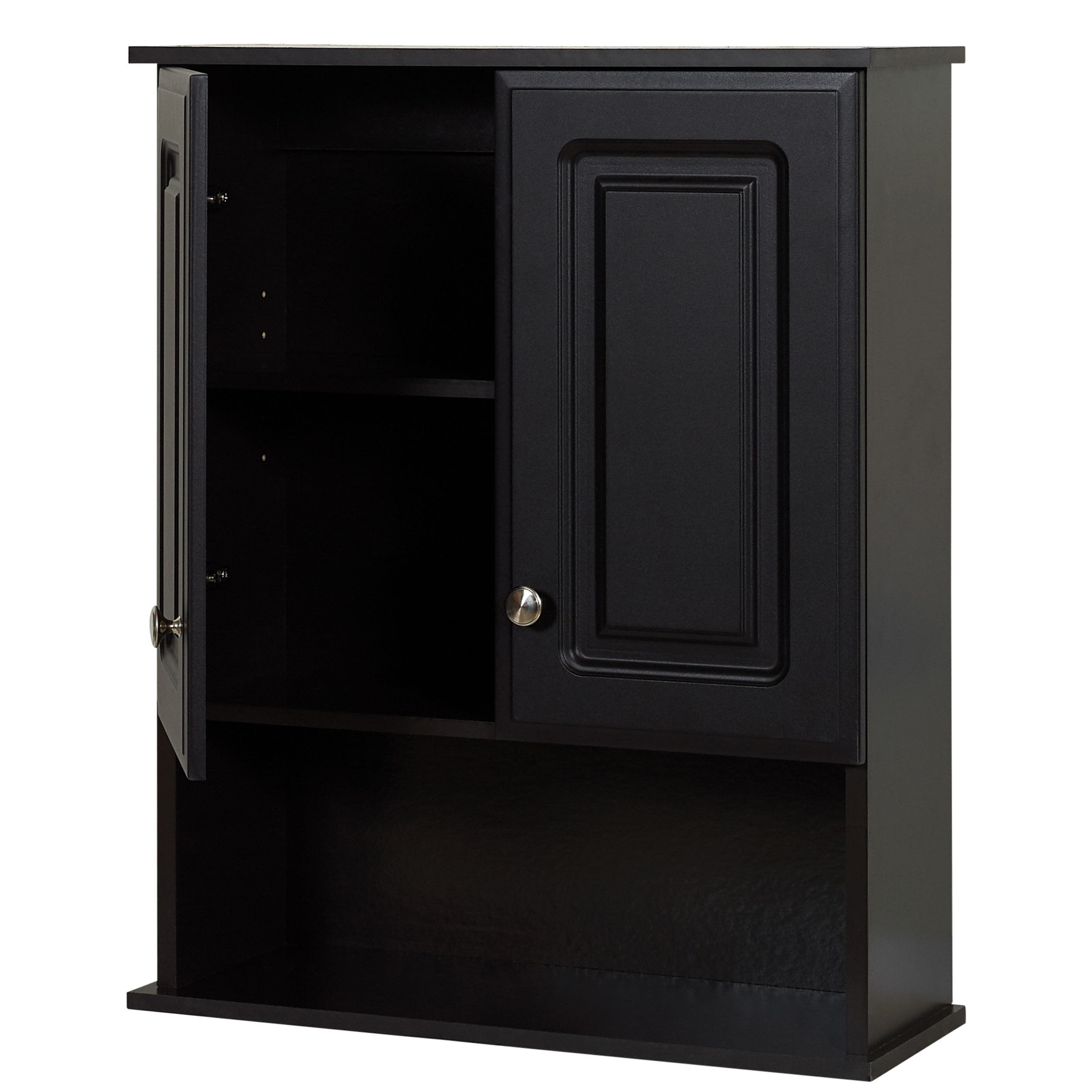 R2328CHA Bath Cabinet, 23 in OAW, 8-1/4 in OAD, 28 in OAH, Wood, Espresso, 1-Shelf