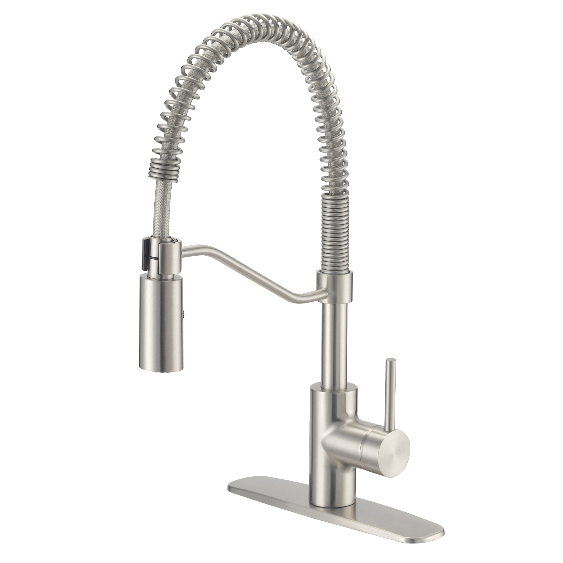 FP4A0096NP Spring Pull-Down Kitchen Faucet, 1.8 gpm, 1 -Faucet Handle, 1 or 3 Hole -Faucet Hole