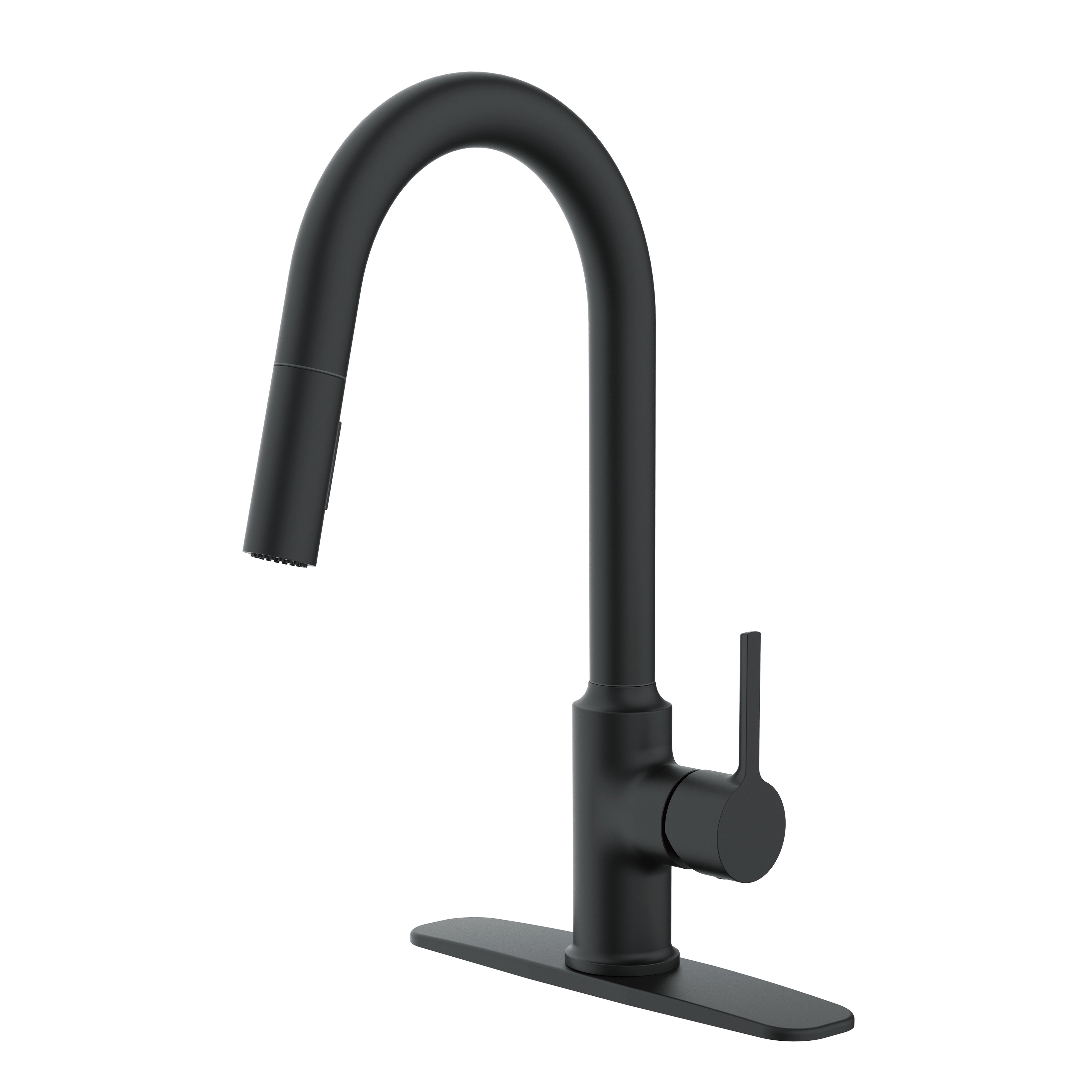 FP4AF272BL Contemporary Pull-Down Kitchen Faucet, 1.8 gpm, 1 -Faucet Handle, 1 or 3 Hole -Faucet Hole