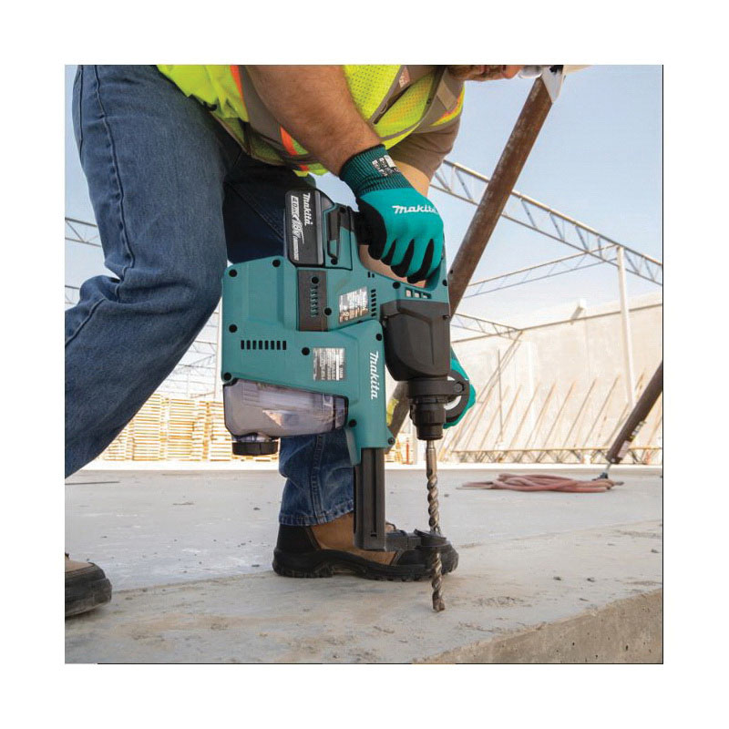 Makita FitKnit T-04117 Coated Dipped Gloves, Breathable, High-Dexterity, S/M, 4-7/8 to 5-3/8 in L, Open Cuff, Black/Teal - 5