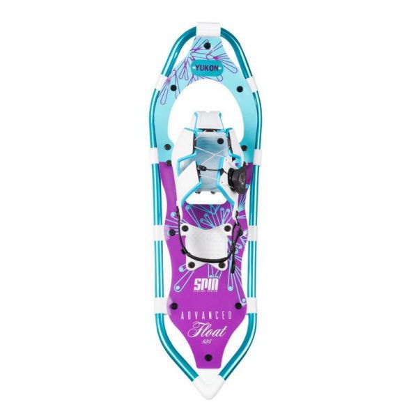 YUKON CHARLIE'S Advanced Spin Float Series 80-3020 Snowshoes, Women's, 8 x 25 in, Aluminum/Forged Steel/HDPE - 1