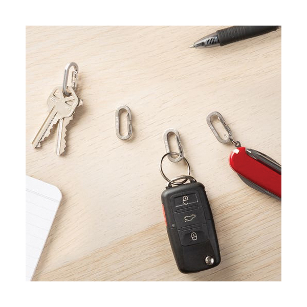 Nite Ize MicroLink KL-11-4R3 Carabiner, 1 in OAL, Stainless Steel - 3
