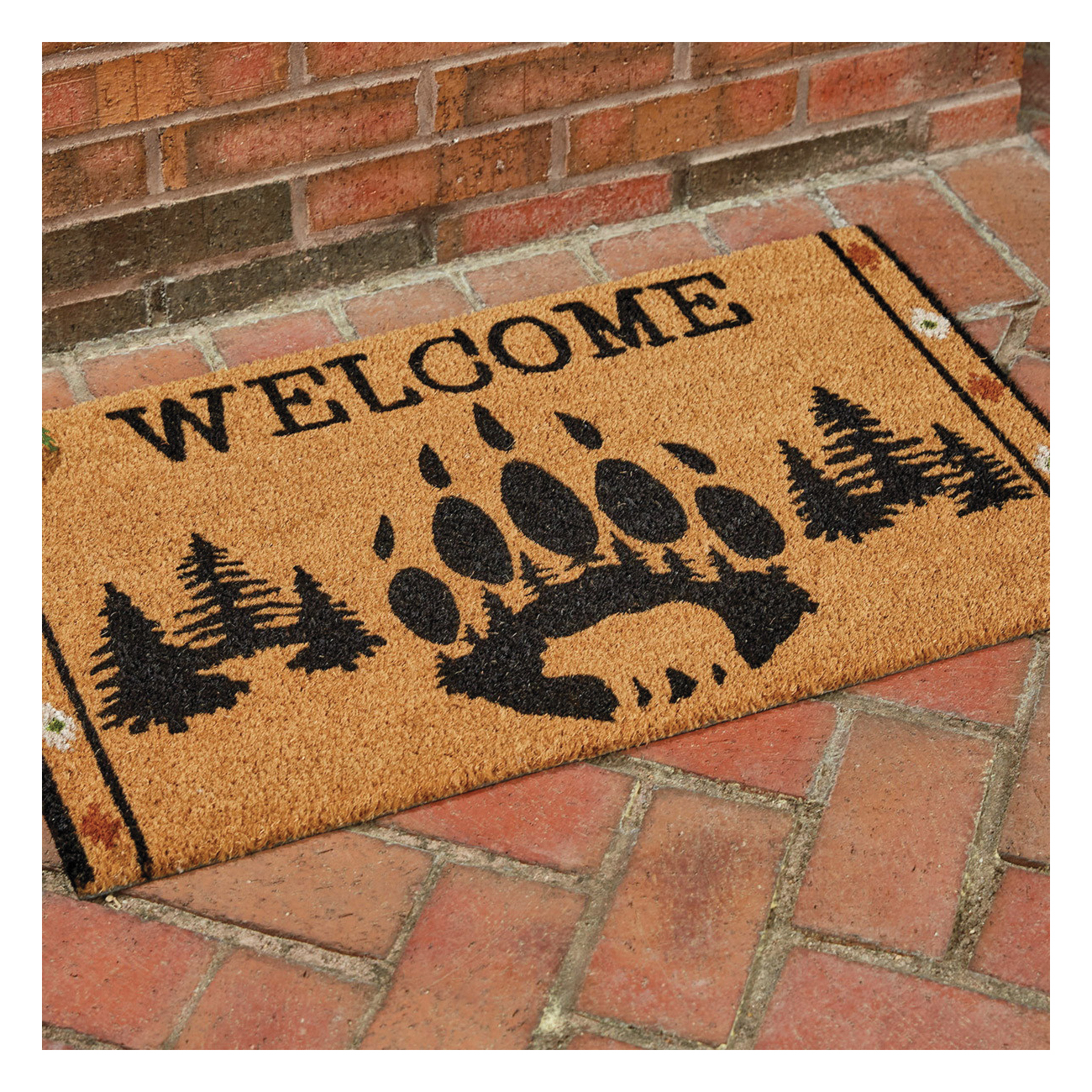 Park Designs Camp Bearfoot Coir Doormat