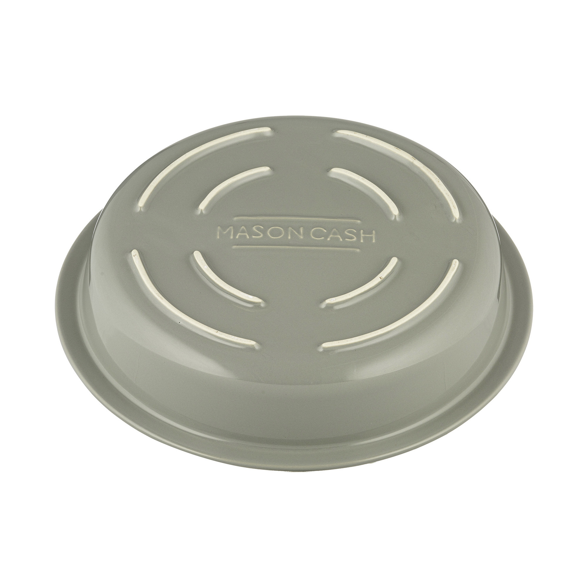 Typhoon 2008.238 Innovative Kitchen Quiche Dish, 11.4 in Dia, 2-1/2 in OAL, Stoneware, Cream/Gray, Dishwasher Safe: Yes - 4