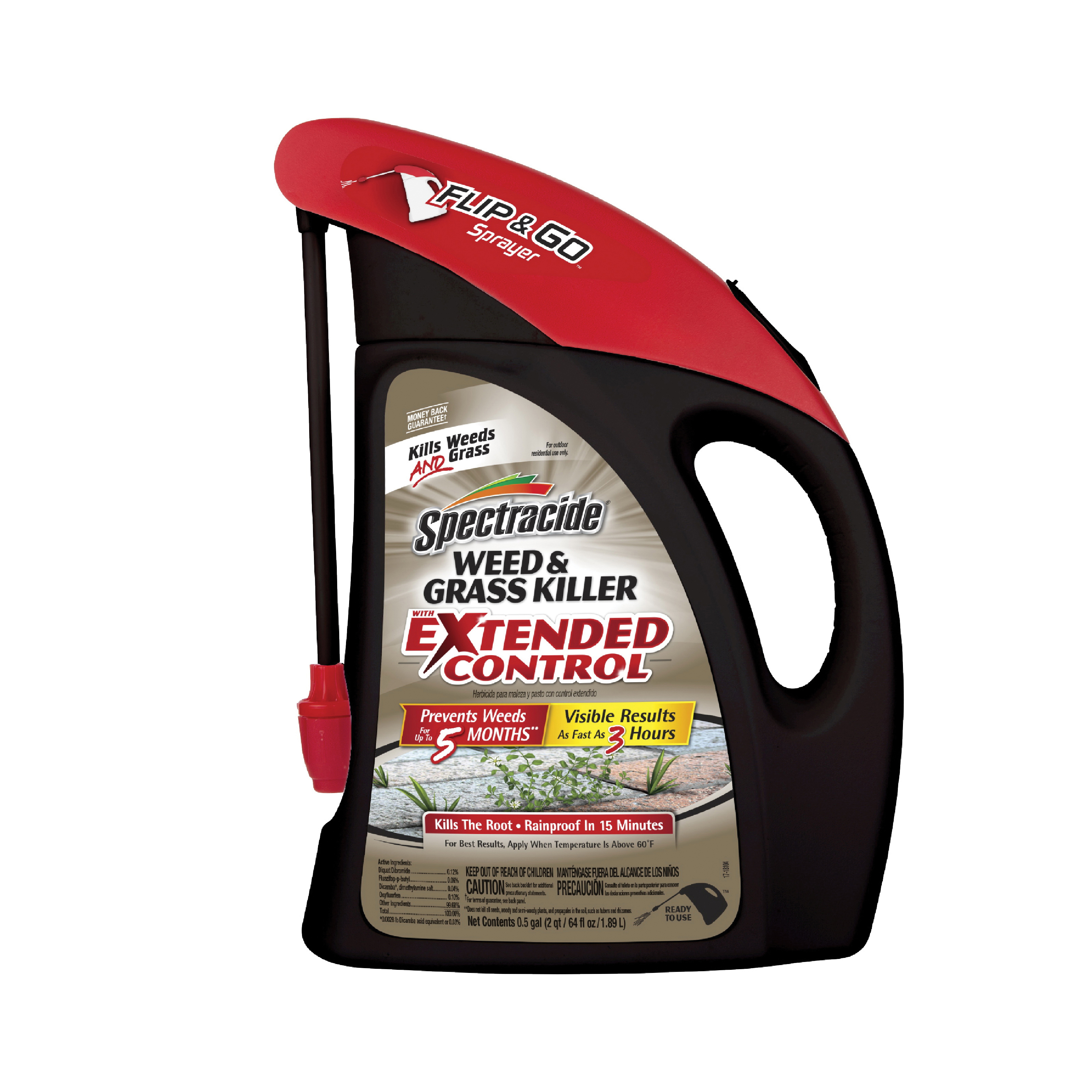 HG-97049 Weed and Grass Killer Extended Control, Liquid, 64 oz