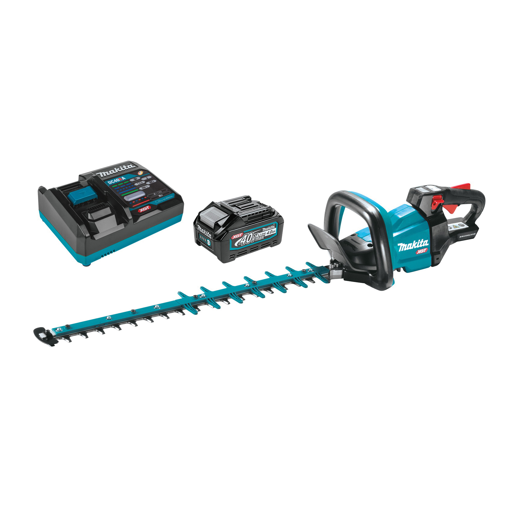 XGT Series GHU02M1 Hedge Trimmer Kit, Battery Included, 4 Ah, 40 V, Lithium-Ion, 3/8 in Cutting Capacity
