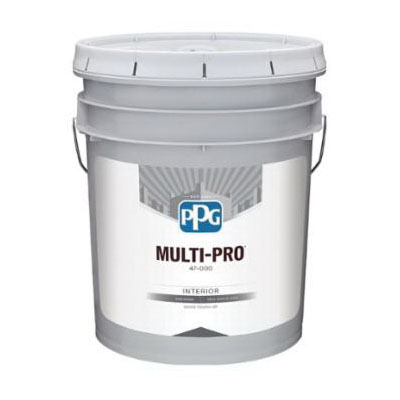 MULTI-PRO 47-187/05 Interior Paint, Flat Sheen, Whiskers, 5 gal