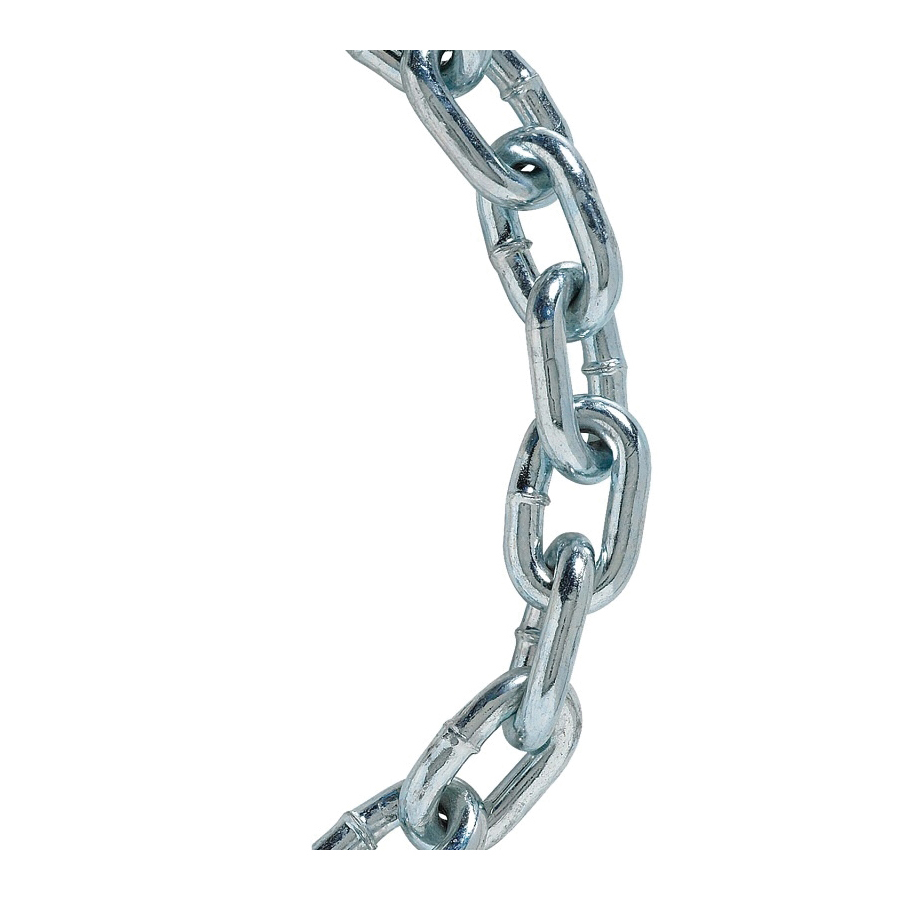 PC30316HDGP Proof Coil Chain, 3/16 in, 250 ft L, 30 Grade, Carbon Steel, Hot-Dipped Galvanized