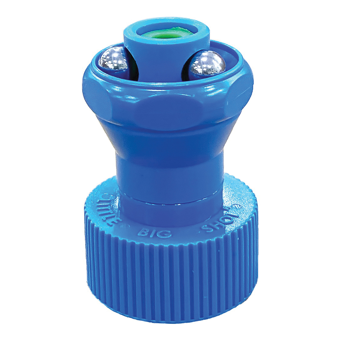 LBS-151 Adjustable Twist Hose Nozzle, 3/4 in, GHT, Polyketone, Blue