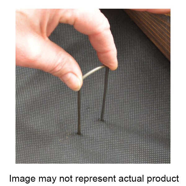 85075 Square Landscape Staple, 4 in L, 4 in W, 1 in Thick, Steel