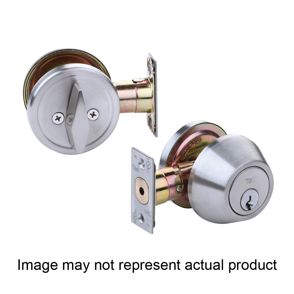 DB2000 Series CL102906 Deadbolt, 2 Grade, Keyed Different Key, Steel, Matte Black, C Keyway